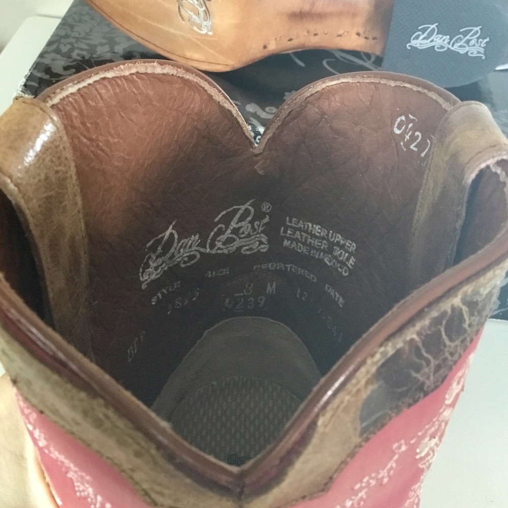 NIB Dan Post Prairie Quinn Boots (8) - Picture 14 of 16